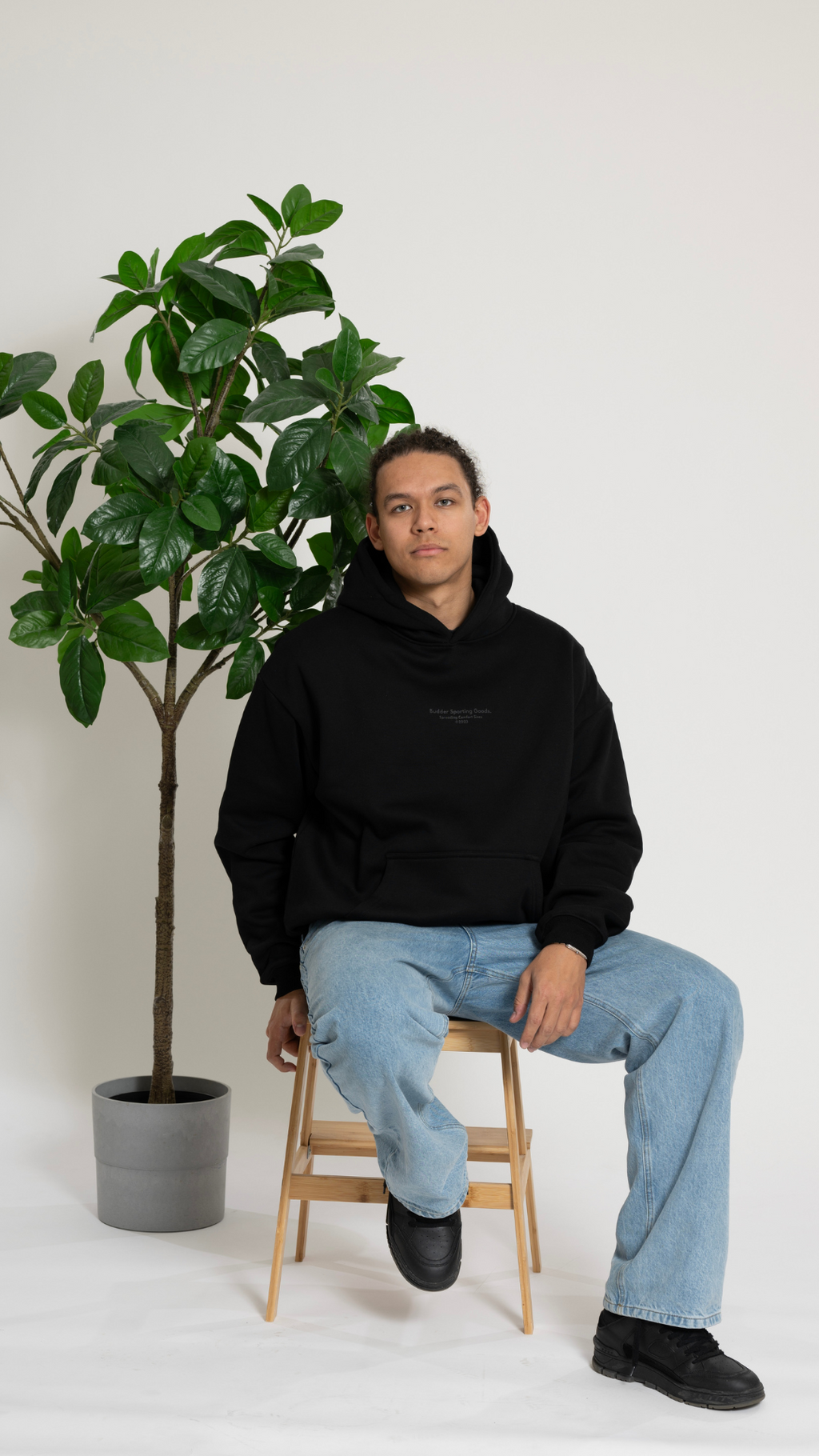 Budder Sporting Goods Black Hoodie