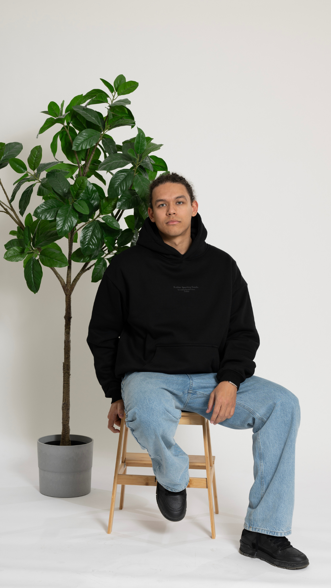 Budder Sporting Goods Black Hoodie