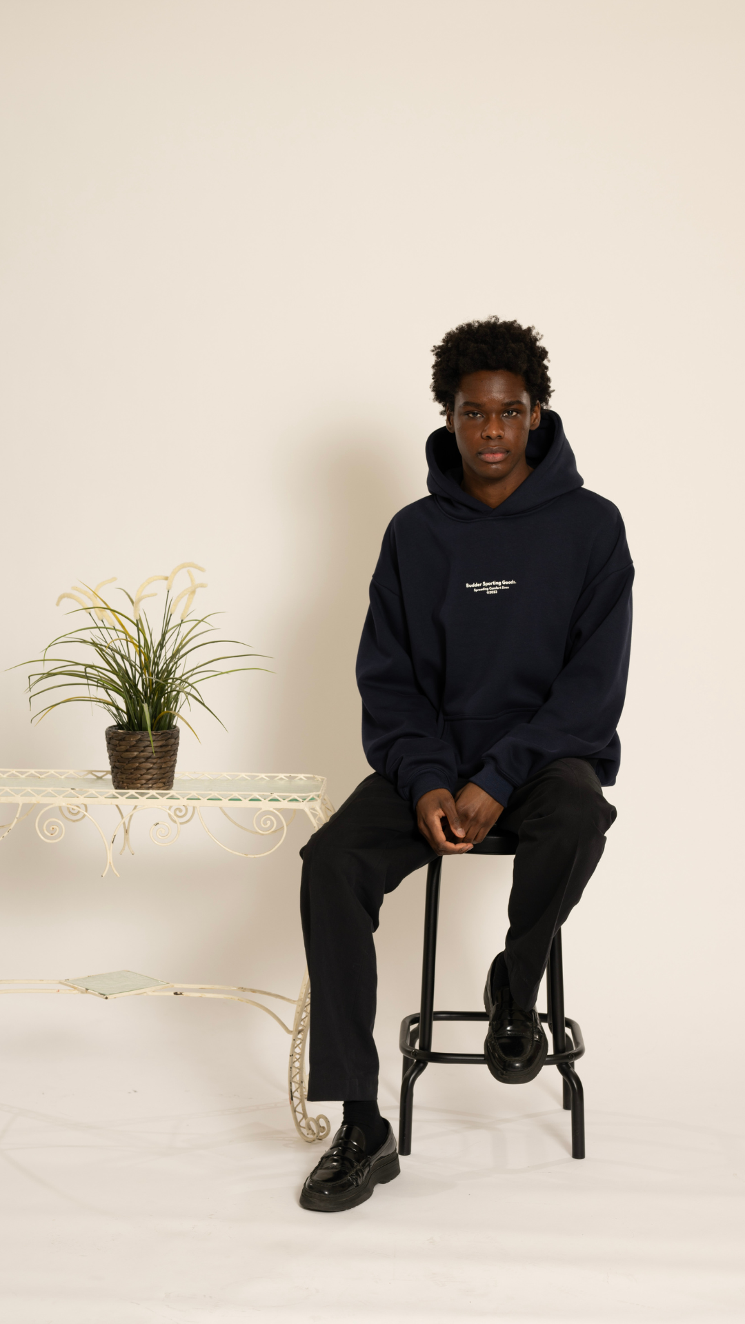 Budder Sporting Goods Navy Blue Hoodie