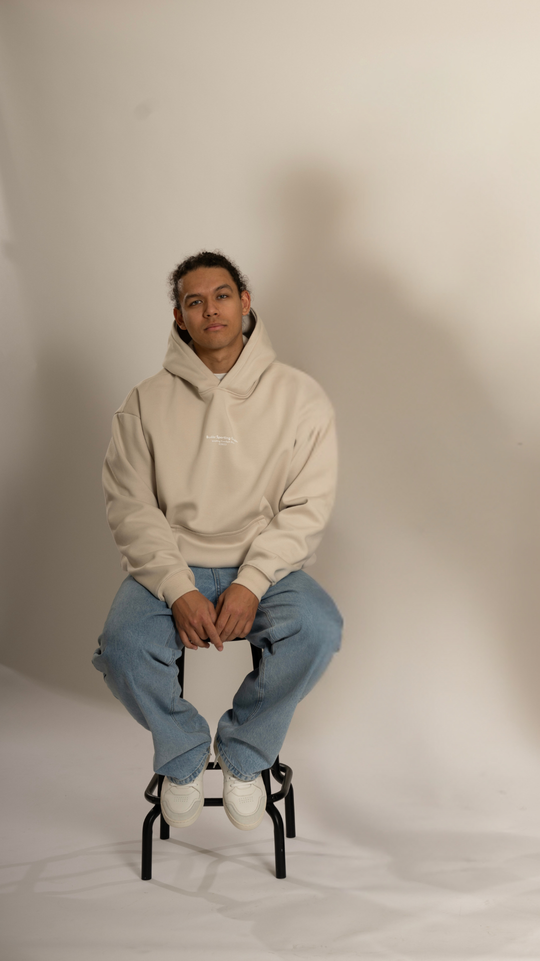 Budder Sporting Goods Beige Hoodie