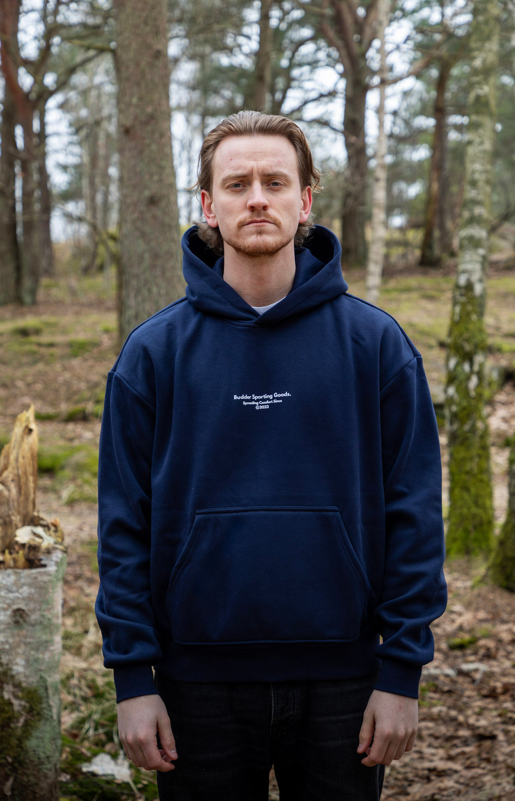 Budder Sporting Goods Navy Blue Hoodie