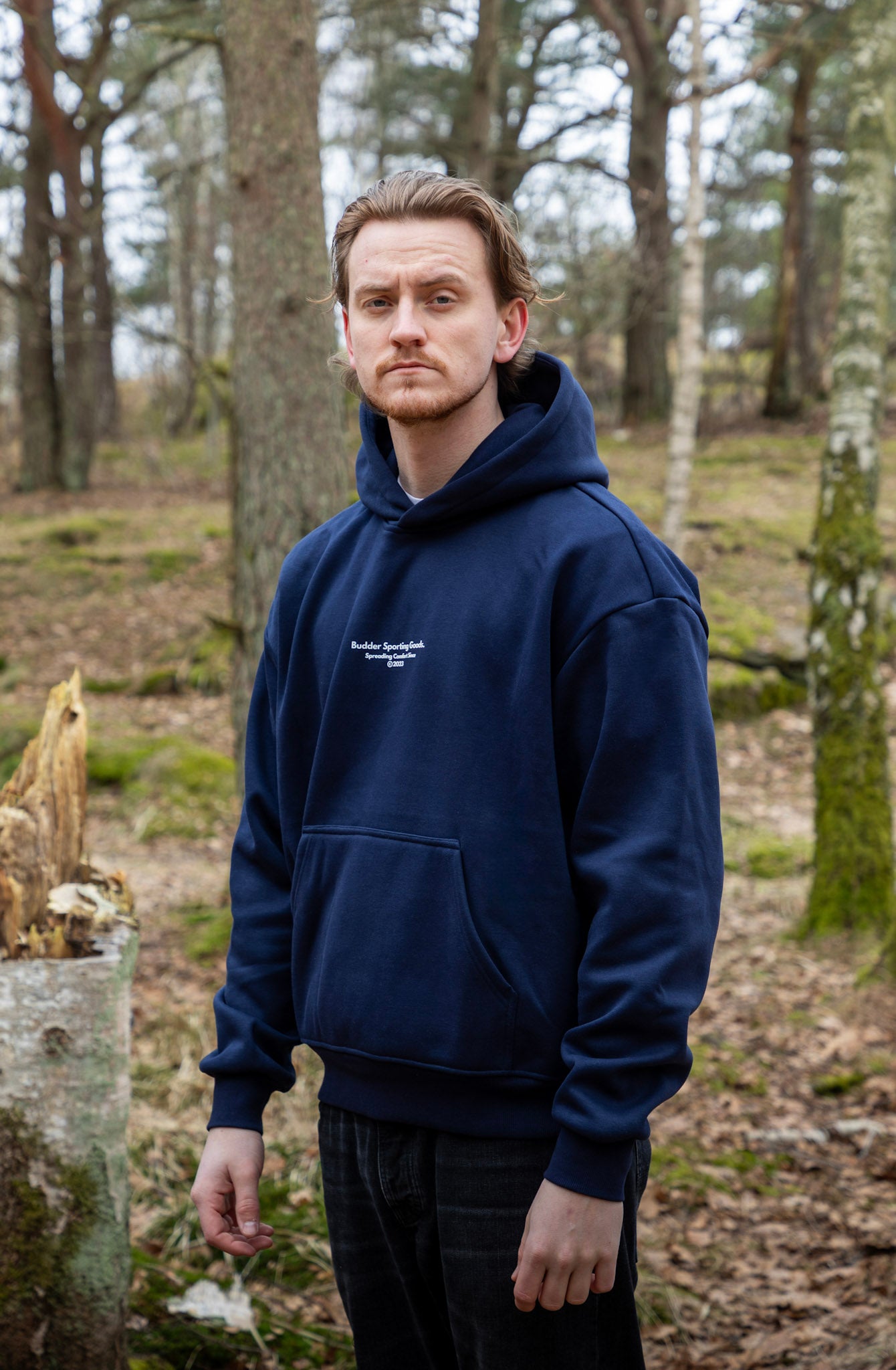 Budder Sporting Goods Navy Blue Hoodie