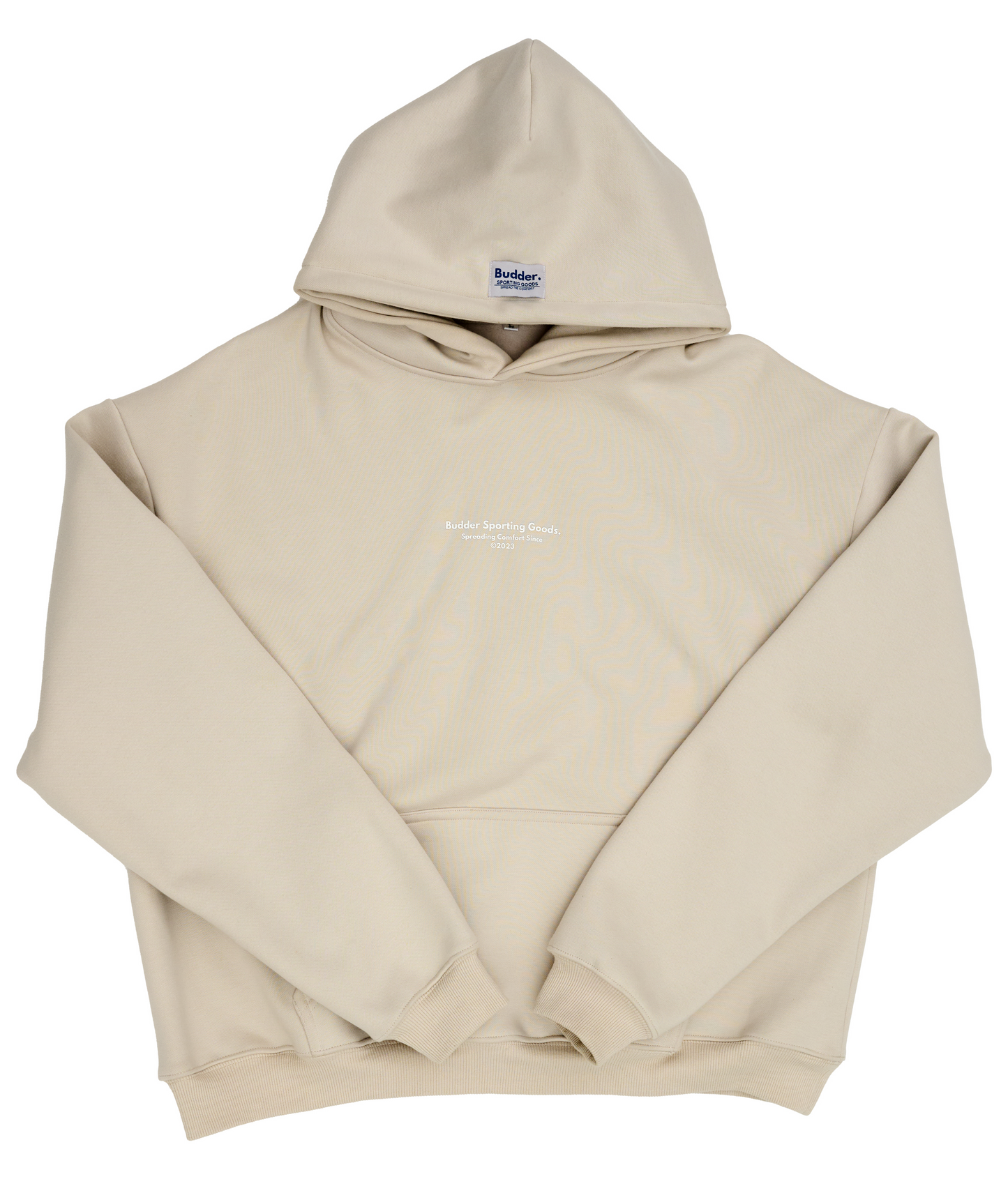 Budder Sporting Goods Beige Hoodie