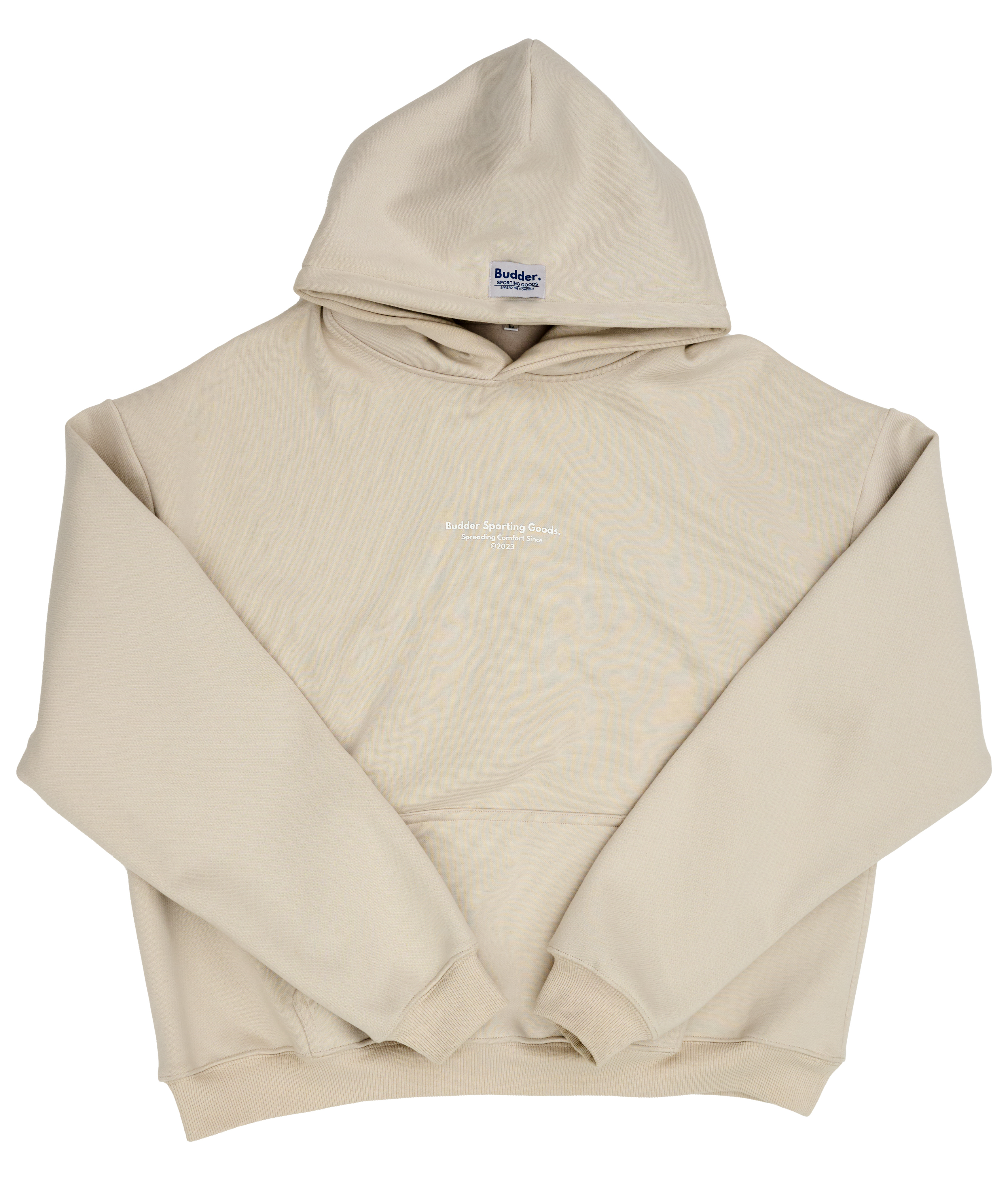 Budder Sporting Goods Beige Hoodie