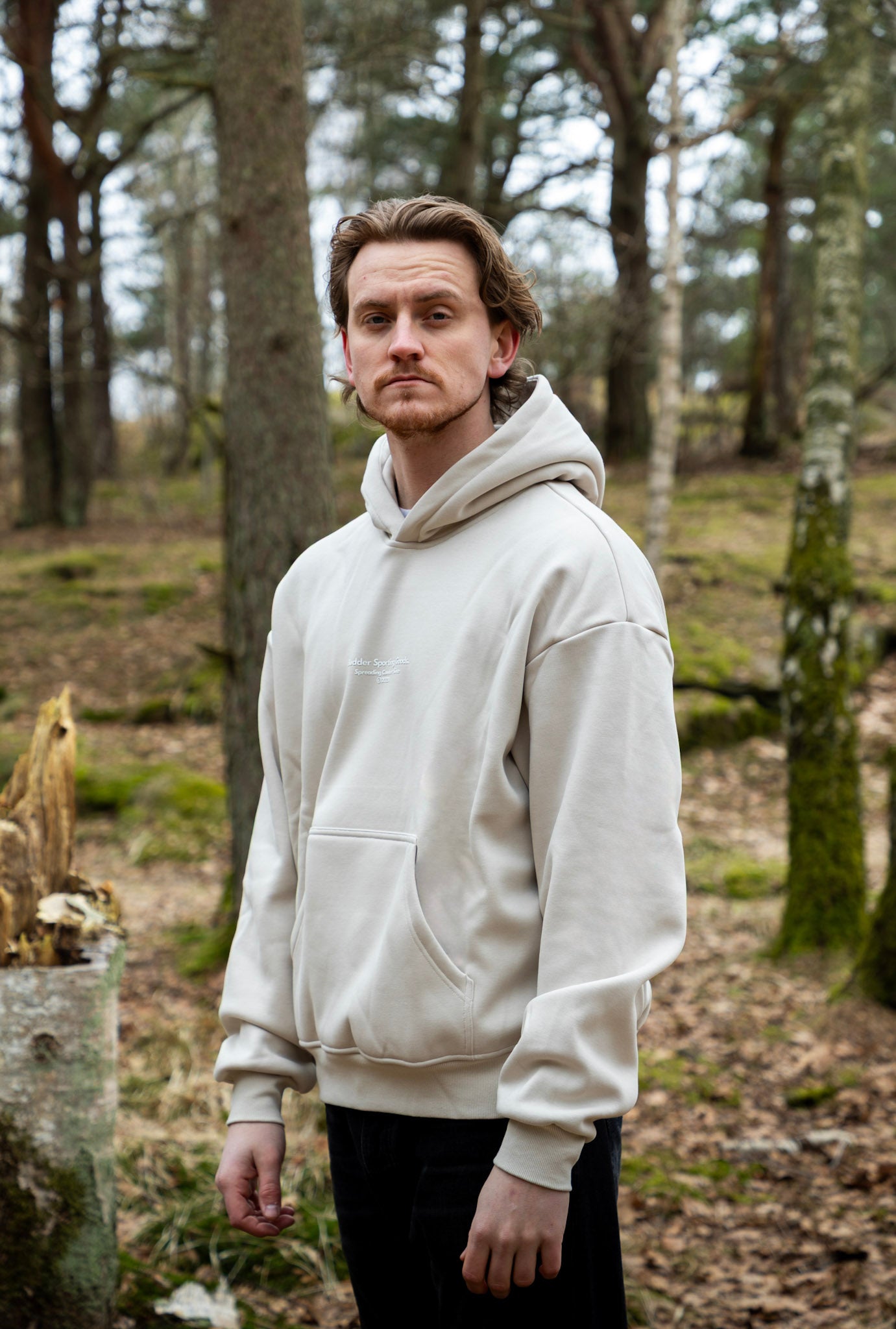 Budder Sporting Goods Beige Hoodie