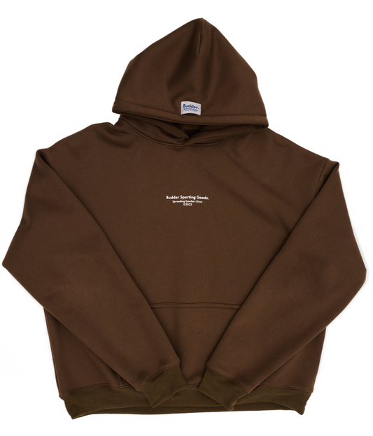 Budder Sporting Goods Brown Hoodie