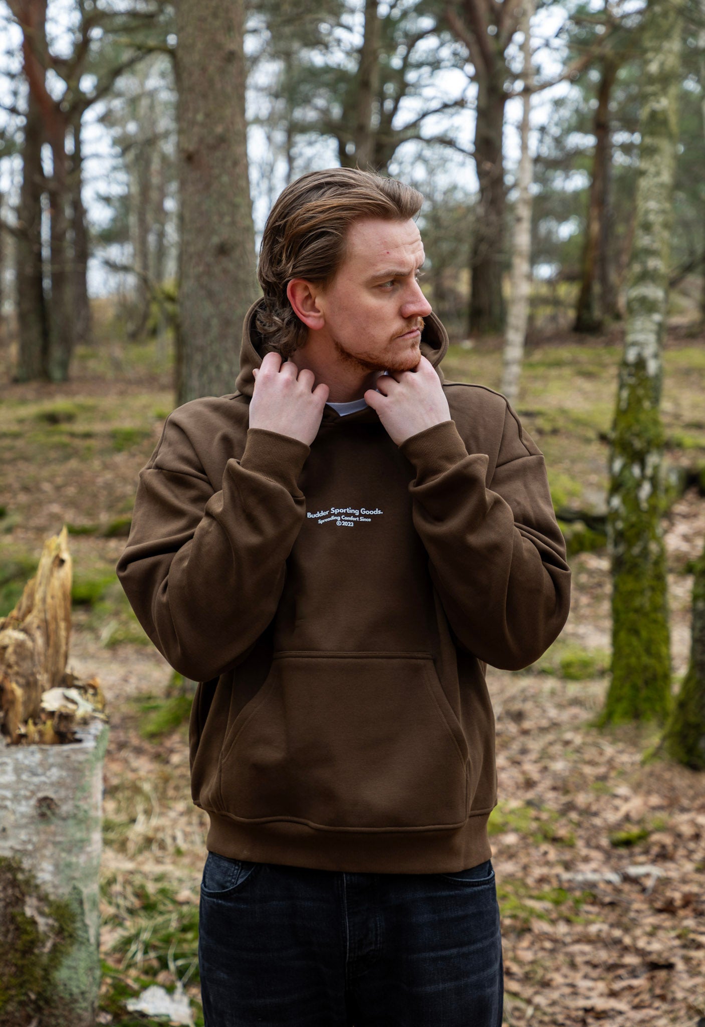 Budder Sporting Goods Brown Hoodie