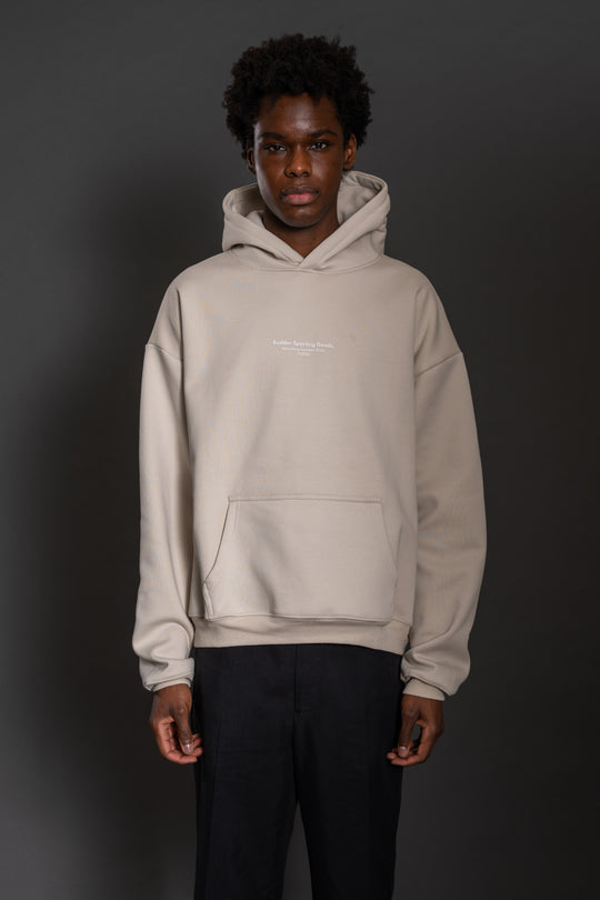 Budder Sporting Goods Beige Hoodie