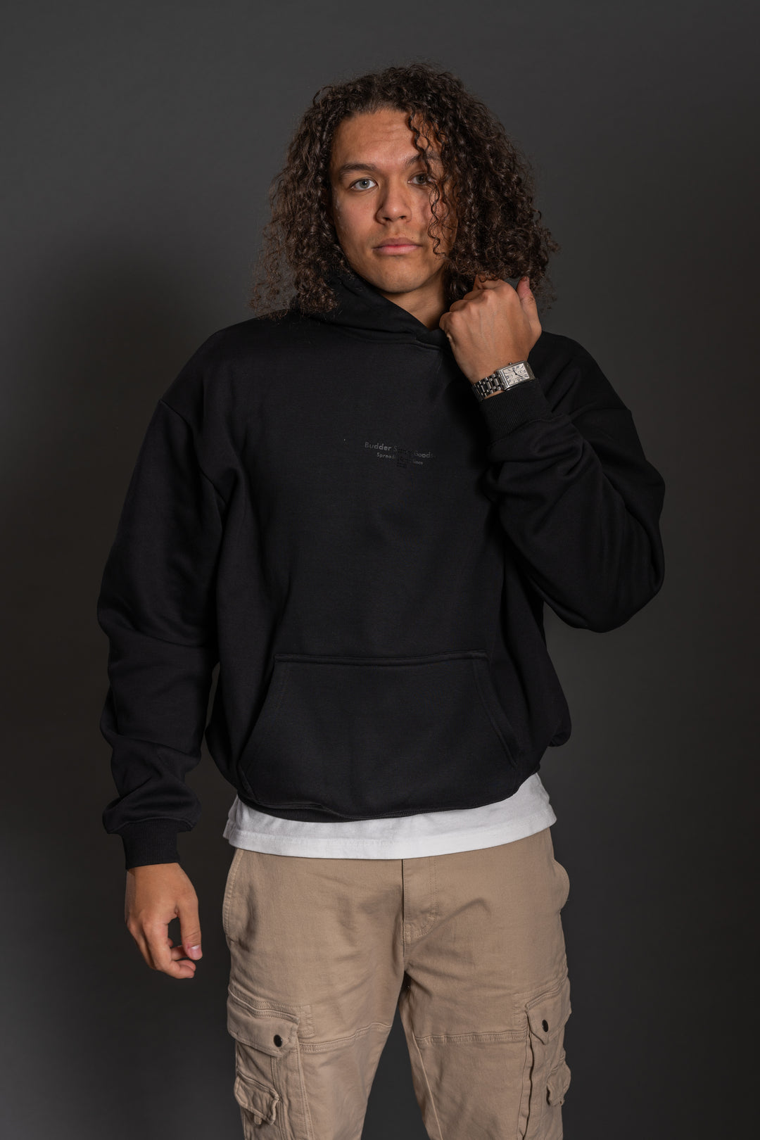 Budder Sporting Goods Black Hoodie