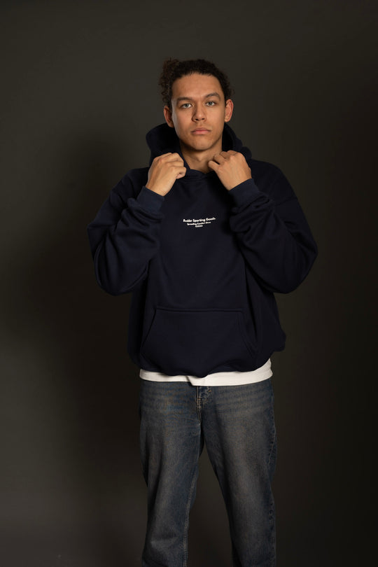 Budder Sporting Goods Navy Blue Hoodie