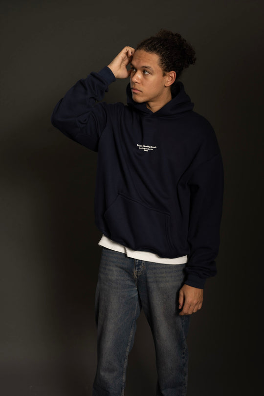 Budder Sporting Goods Navy Blue Hoodie