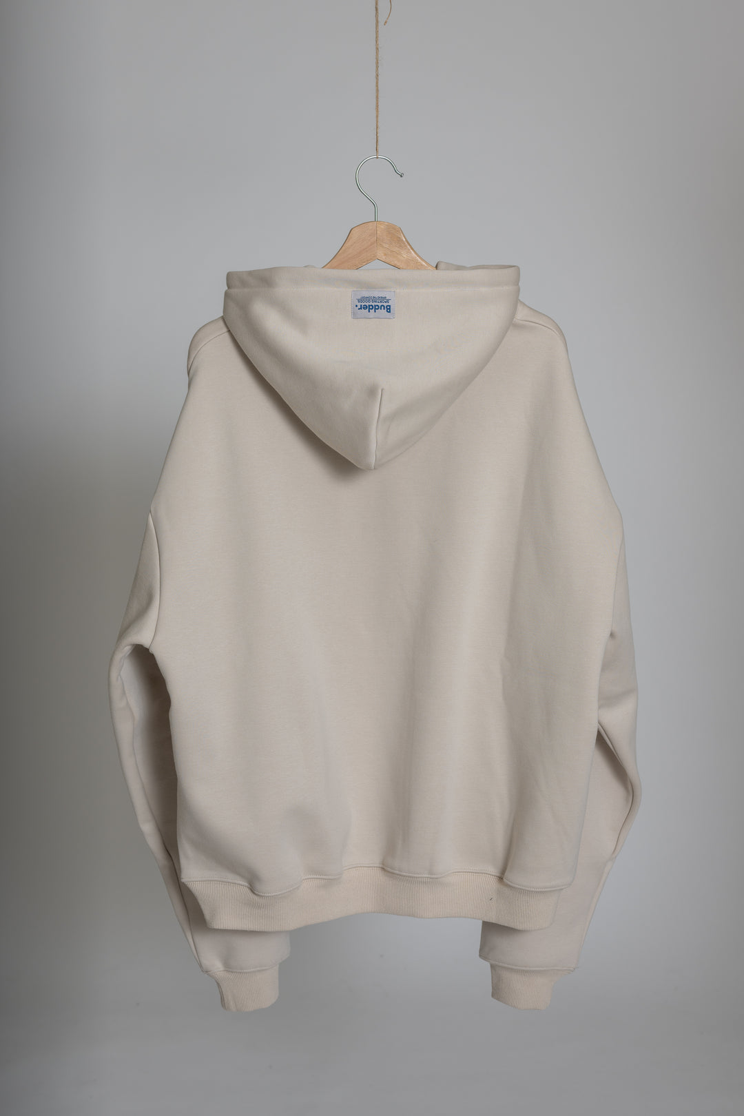 Budder Sporting Goods Beige Hoodie