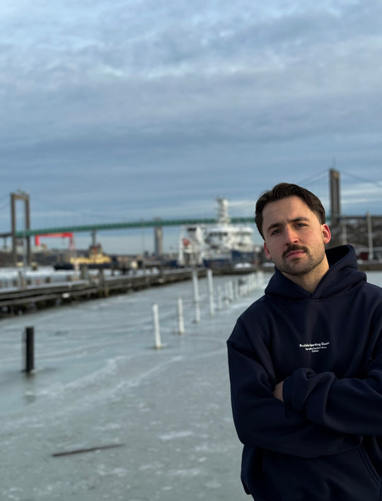 Budder Sporting Goods Navy Blue Hoodie