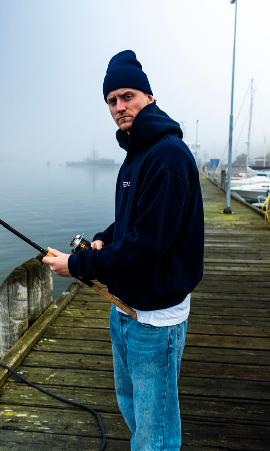 Budder Sporting Goods Navy Blue Hoodie