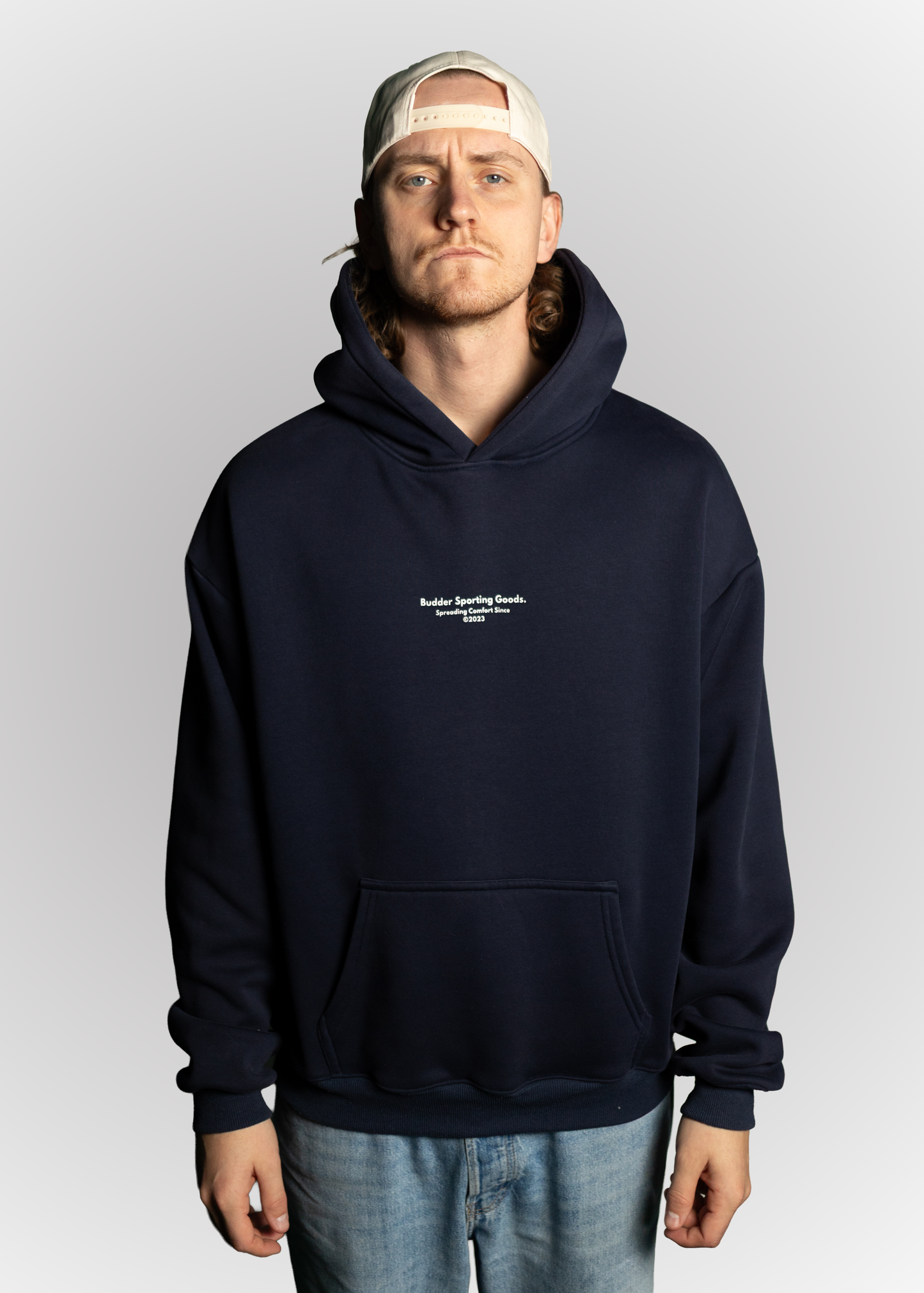 Budder Sporting Goods Navy Blue Hoodie