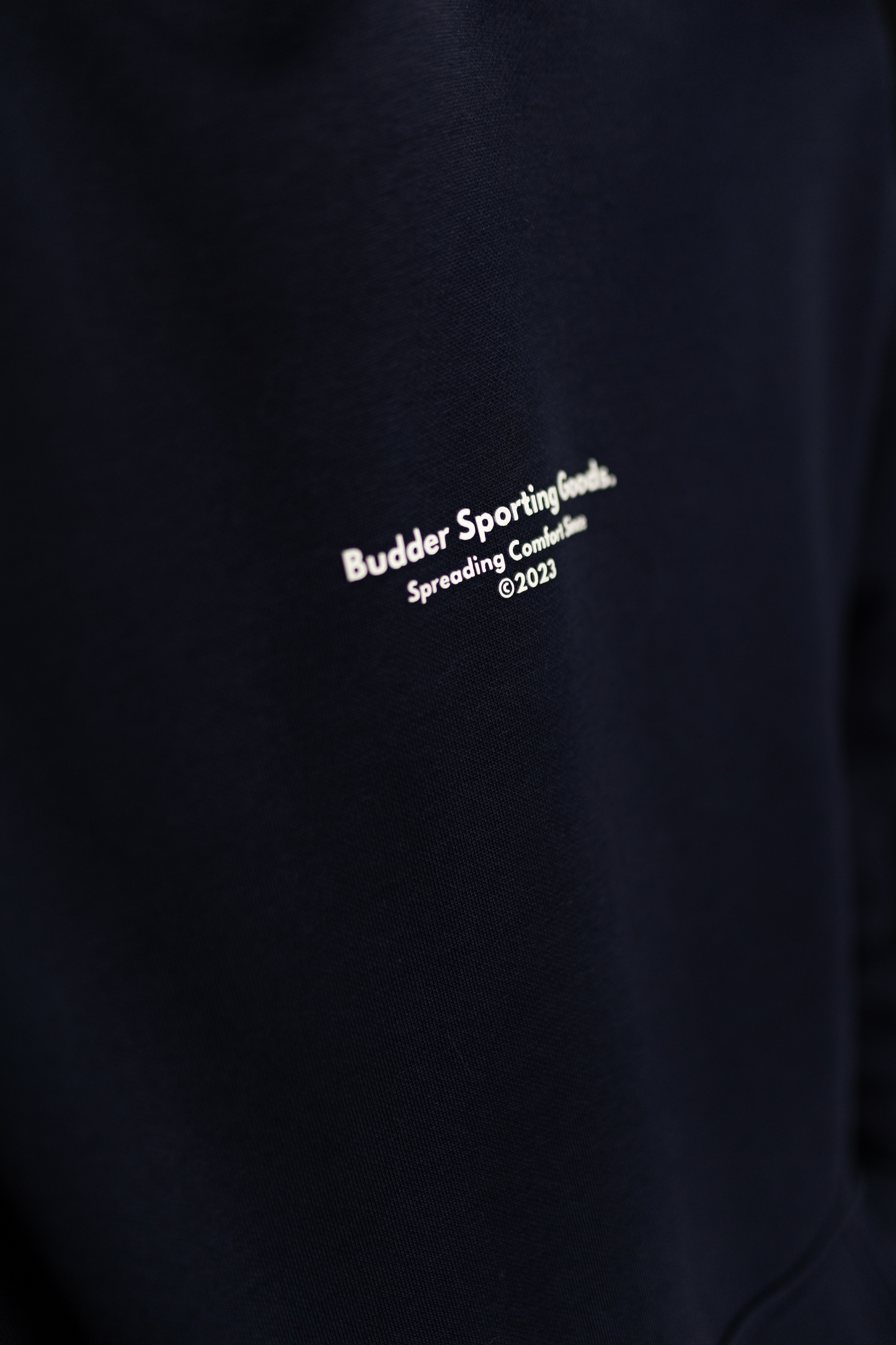 Budder Sporting Goods Navy Blue Hoodie