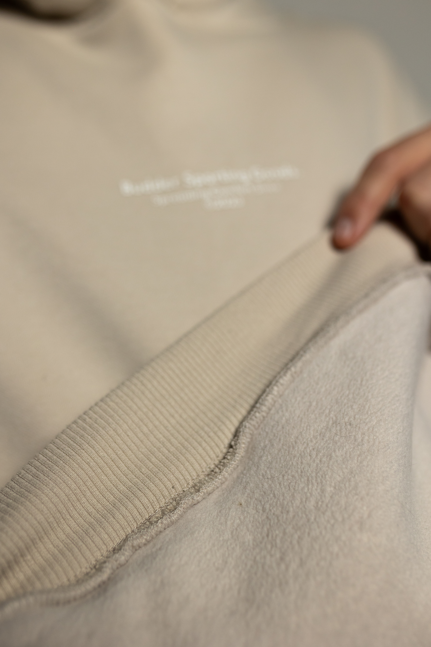 Budder Sporting Goods Beige Hoodie