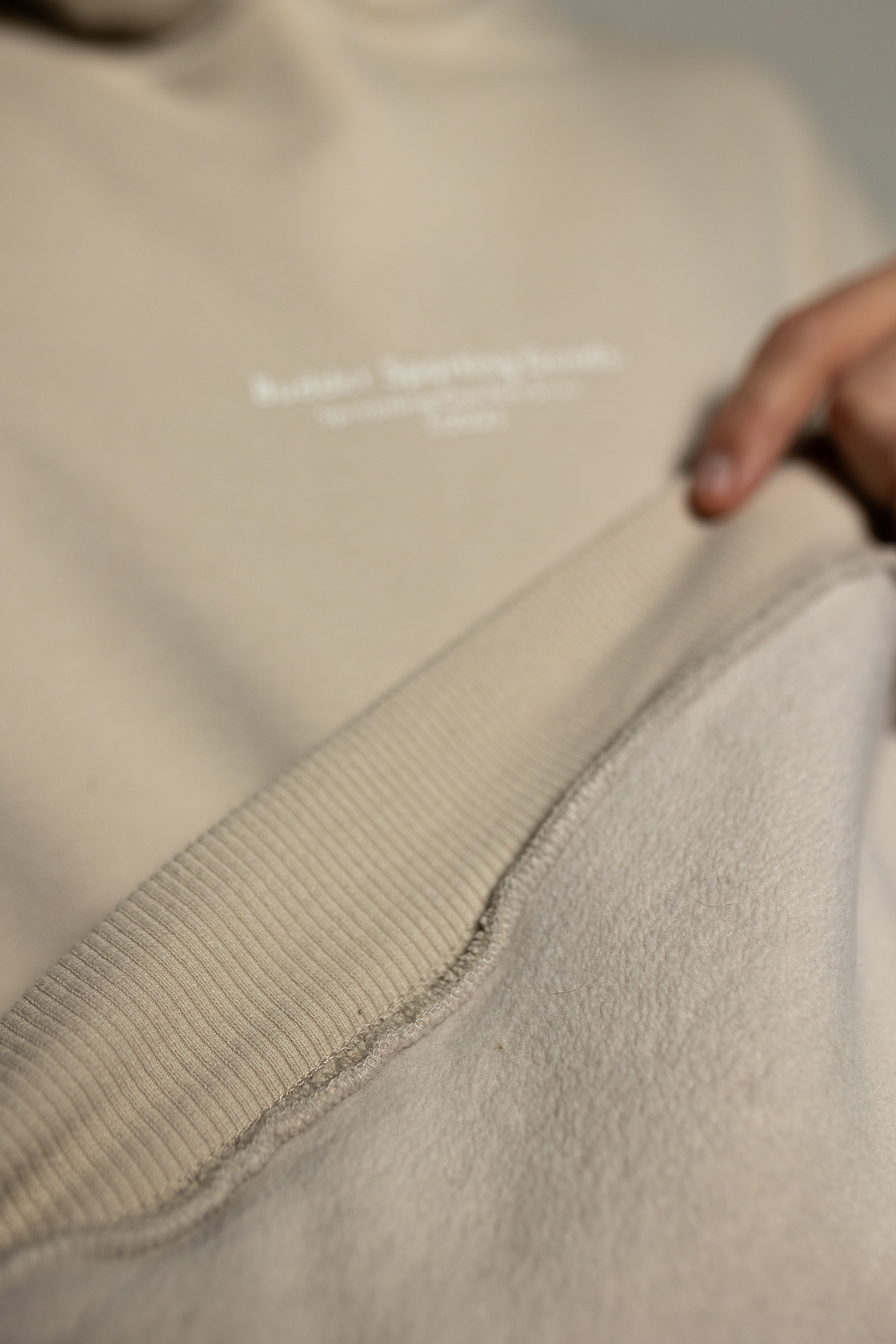 Budder Sporting Goods Beige Hoodie