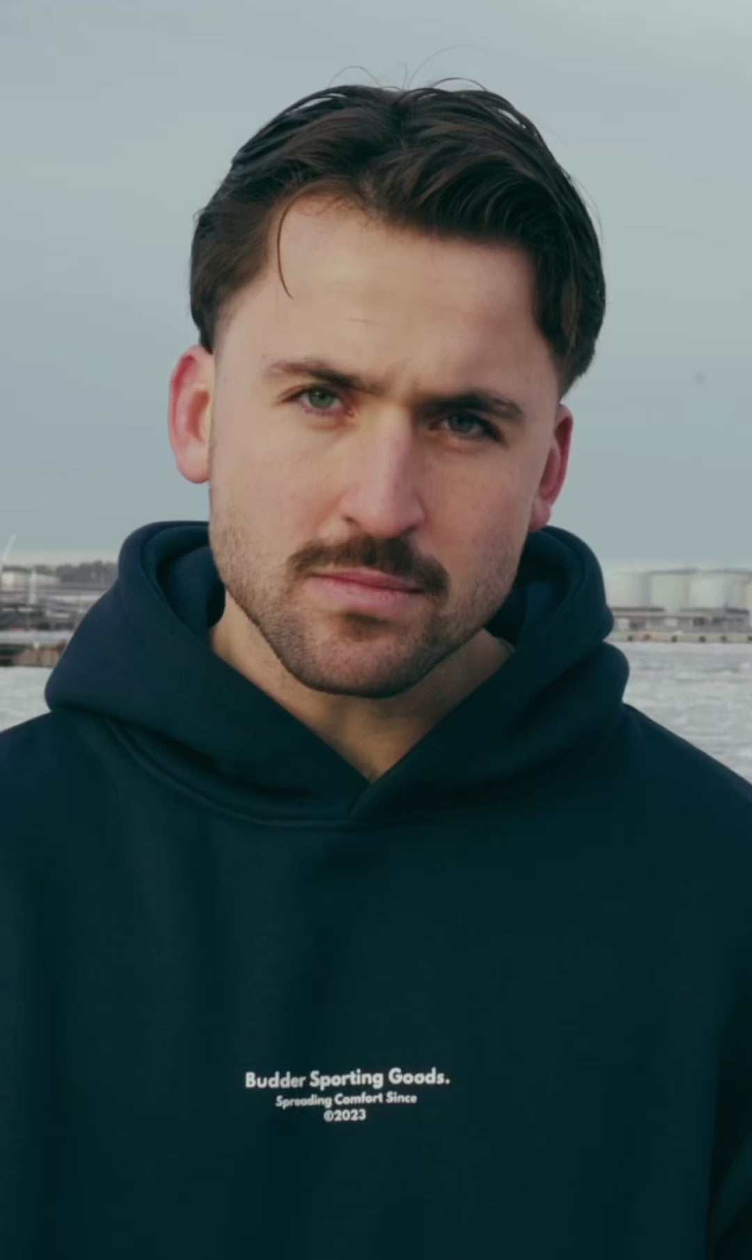 Budder Sporting Goods Navy Blue Hoodie